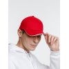 Бейсболка Spiker, красная с белым