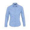 Рубашка женская с длинным рукавом Eden 140 голубая Рубашка женская с длинным рукавом Eden 140 голубая