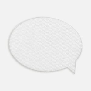 Наклейка тканевая Lunga Bubble, M, белая Наклейка тканевая Lunga Bubble, M, белая