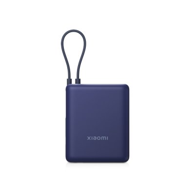 Внешний аккумулятор со встроенным кабелем Xiaomi 33W Power Bank 10000mAh (Integrated Cable) Ice Blue