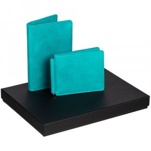 Набор Apache Billfold, бирюзовый Набор Apache Billfold, бирюзовый