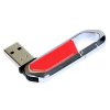 USB 2.0- флешка на 8 Гб в виде карабина, красный/серебристый