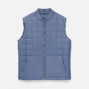 Жилет унисекс Warmbridge, синий (джинс)