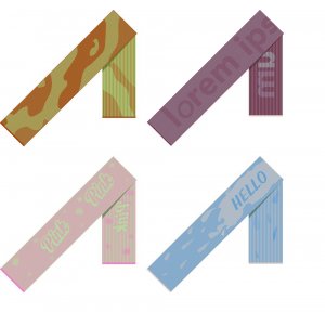 Шарф Fung XXL на заказ, полушерсть Шарф Fung XXL на заказ, полушерсть