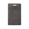 Вертикальный чехол для пропуска из экокожи Alicante, темно-серый