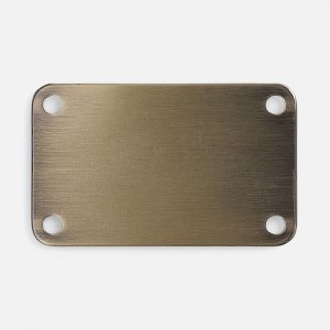 Шильдик металлический Furo, бронзовый