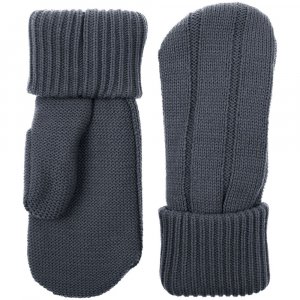 Варежки Knit Beat, серые (графит) Варежки Knit Beat, серые (графит)