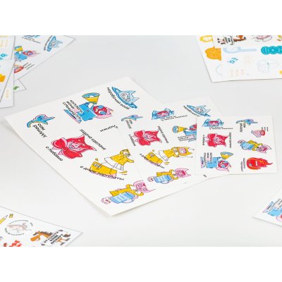 Наклейки бумажные Sticker Pack на заказ, S