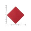 ПАТЧ РОМБ nubuk (красный) 7,6 х 7,6 см