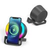 <![CDATA[Беспроводная Bluetooth колонка U-Tone RGB c функцией беспроводной зарядки 15W, черный]]>