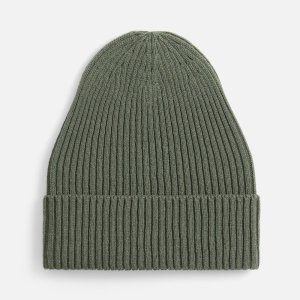 Шапка Catch Match без помпона, зеленая (полынь)