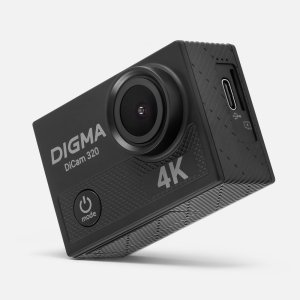Экшн-камера Digma DiCam 320, черная