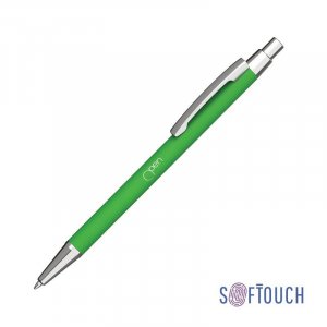 Ручка шариковая "Ray", покрытие soft touch, цвет зеленое яблоко