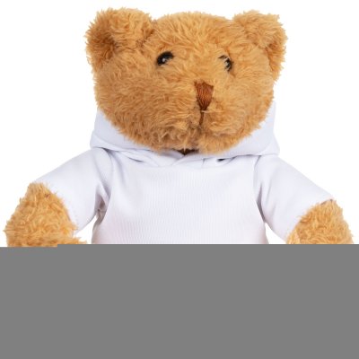 Мягкая игрушка «Мишка Cuddleton» в белом худи