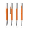 Ручка шариковая "Clas", покрытие soft touch, цвет оранжевый
