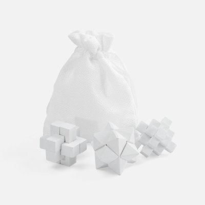 Набор из 3 головоломок Tickler Arcade, белый