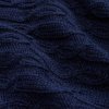 Плед Knitline, темно-синий (сапфир)