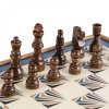 Набор игр (шахматы, нарды, лудо, змейка), цвет коричневый