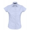 Рубашка женская с коротким рукавом Excess, голубая Рубашка женская с коротким рукавом Excess, голубая