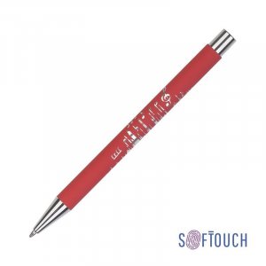 Ручка шариковая "Aurora", покрытие soft touch, цвет красный