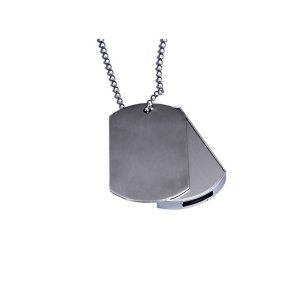 Флешка Армейский жетон (Armi.4.S, I= 4 Гб, Металлический корпус, металлические вставки. Без перс.)