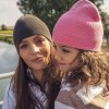 Шапка детская KID YALA, вязанная, 100%органический хлопок, розовый