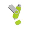 USB/micro USB-флешка на 16 Гб «Квебек OTG», зеленое яблоко