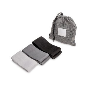 Набор тканевых фитнес резинок, 8см