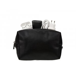 Органайзер для электроники и проводов Enio, черный Органайзер для электроники и проводов Enio, черный