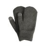 Варежки Dunant, темно-серый меланж