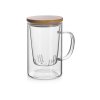 Стеклянная кружка с заварочной емкостью Milfoil