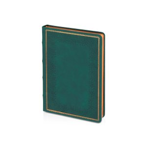 Ежедневник недатированный А5 Royal, зеленый с бронзовым срезом Ежедневник недатированный А5 Royal, зеленый с бронзовым срезом