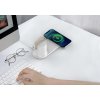 Настольная беспроводная (15W) зарядная станция "Smart Home" с bluetooth колонкой-лампой, цвет белый