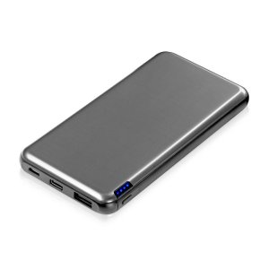 Внешний аккумулятор Forge v.2, металл, 10000mah, серый Внешний аккумулятор Forge v.2, металл, 10000mah, серый