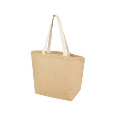Эко-сумка Juta 12 л из джута плотностью 300 г/м2, белый