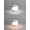 Настольная беспроводная (15W) зарядная станция "Smart Home" с bluetooth колонкой-лампой, цвет белый