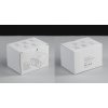 Настольные часы "Smart Clock" с беспроводным (15W) зарядным устройством, будильником и термометром, цвет белый