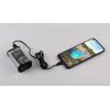 Зарядное (22.5W) устройство "Inside" 9000 mAh с прозрачным корпусом и цифровым индикатором заряда/напряжения/силы тока, цвет черный
