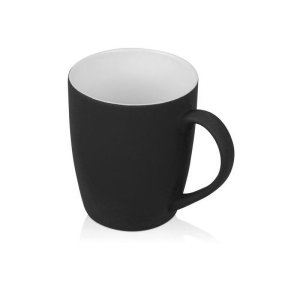 Кружка с покрытием soft-touch C1, черный Кружка с покрытием soft-touch C1, черный