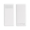 Зарядное устройство "Lumos" 10000 mAh с фонариком, цвет белый