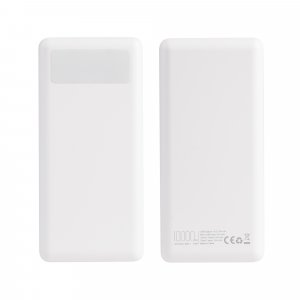 Зарядное устройство "Lumos" 10000 mAh с фонариком, цвет белый