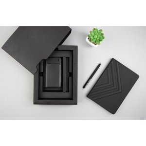 Набор подарочный "Total black", цвет черный