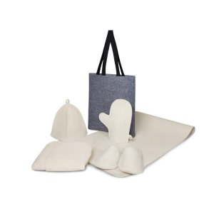 Банный набор с парео Healing, женский, белый