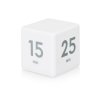 Таймер для тайм-менеджмента Time Capsule на 5-15-25-45 минут, софт-тач, белый
