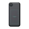 Зарядное устройство "Форт" 10000 mAh с подсветкой логотипа, встроенными кабелями и цифровым индикатором заряда, цвет черный