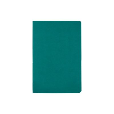 Бизнес тетрадь А5 Megapolis flex 60 л. soft touch клетка, морская волна