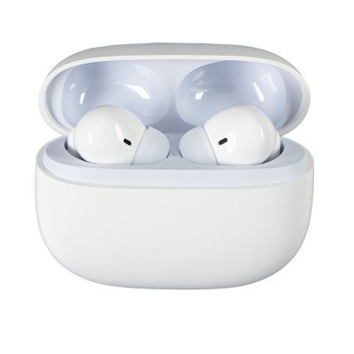 Наушники LAUD беспроводные с амбушюрами, пластиковый корпус, белые