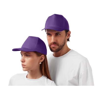 Бейсболка Poly 5-ти панельная 120гр, фиолетовый
