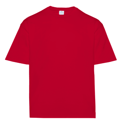 Футболка унисекс оверсайз STAN хлопок 260, 156, Красный