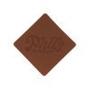 ПАТЧ РОМБ soft-touch (коричневый) 7,6 х 7,6 см